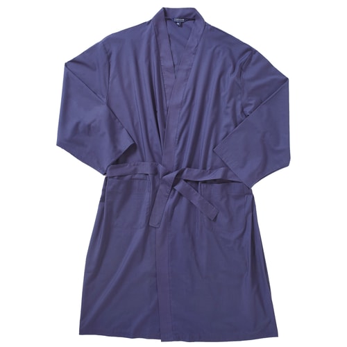 Cotton Valley Dressing Gown Navy